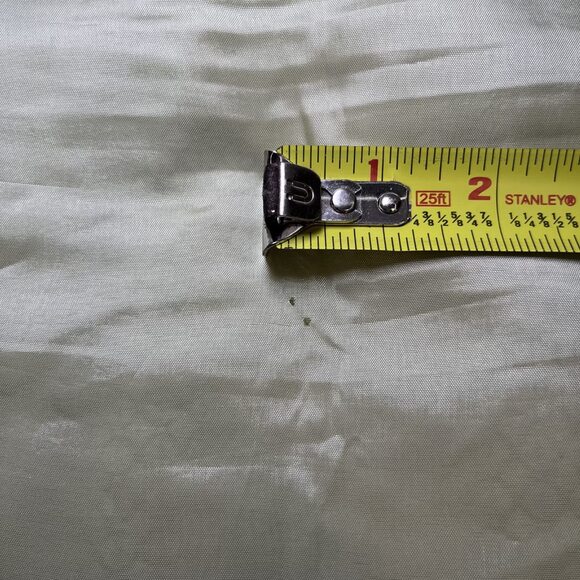 Ann Taylor A-line below knee length lined silk blend green skirt womens size 8 - Picture 8 of 12